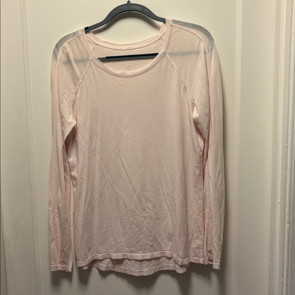 Lululemon Emerald Long Sleeve Top Pink Glow, size 8 (best guess, no tag) - Picture 2 of 4